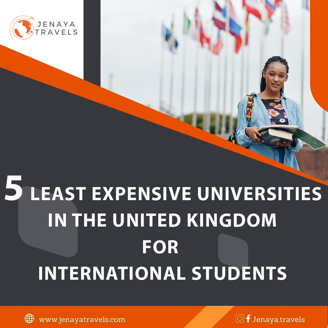 5 Least Expensive Universities in the United Kingdom for International undergraduate students